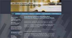 Desktop Screenshot of eweberlegal.com